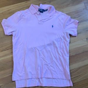 Light pink men’s polo by Ralph Lauren